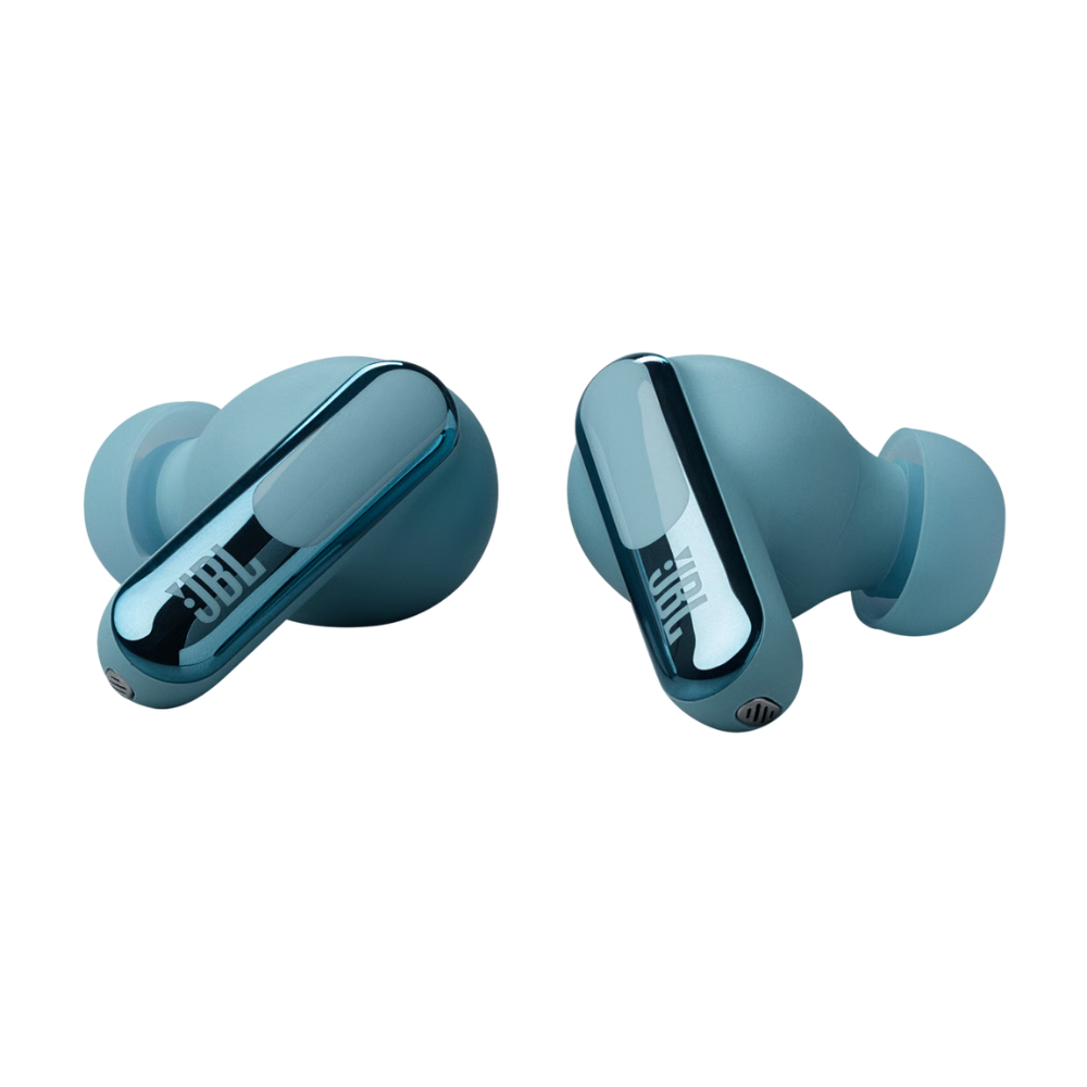 אוזניות אלחוטיות עם מארז טעינה חכם JBL Live Beam 3 TWS ANC IP55 - צבע כחול שנה אחריות ע"י היבואן הרשמי