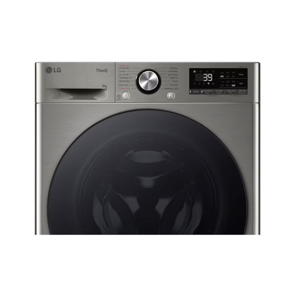 מכונת כביסה פתח חזית - 8 ק"ג LG WFS8214GBB - יבואן רשמי