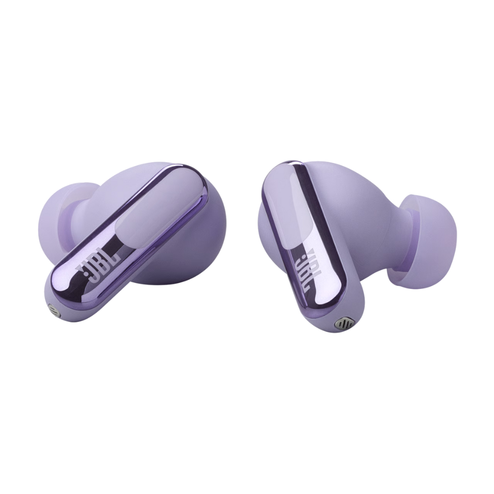 אוזניות אלחוטיות עם מארז טעינה חכם JBL Live Beam 3 TWS ANC IP55 - צבע סגול שנה אחריות ע"י - יבואן הרשמי