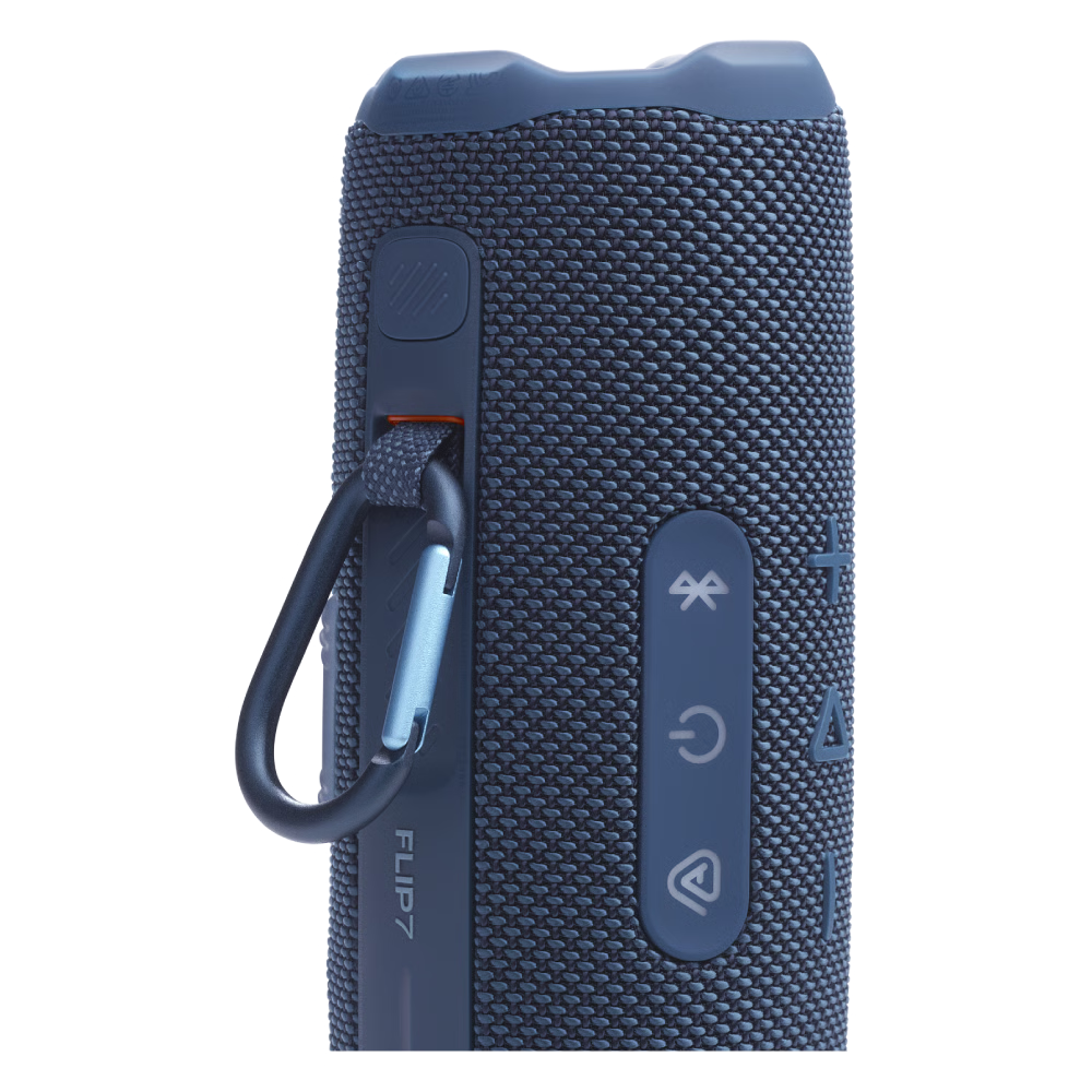 רמקול Bluetooth אלחוטי נייד JBL Flip 7 - צבע כחול שנה אחריות ע"י - יבואן הרשמי