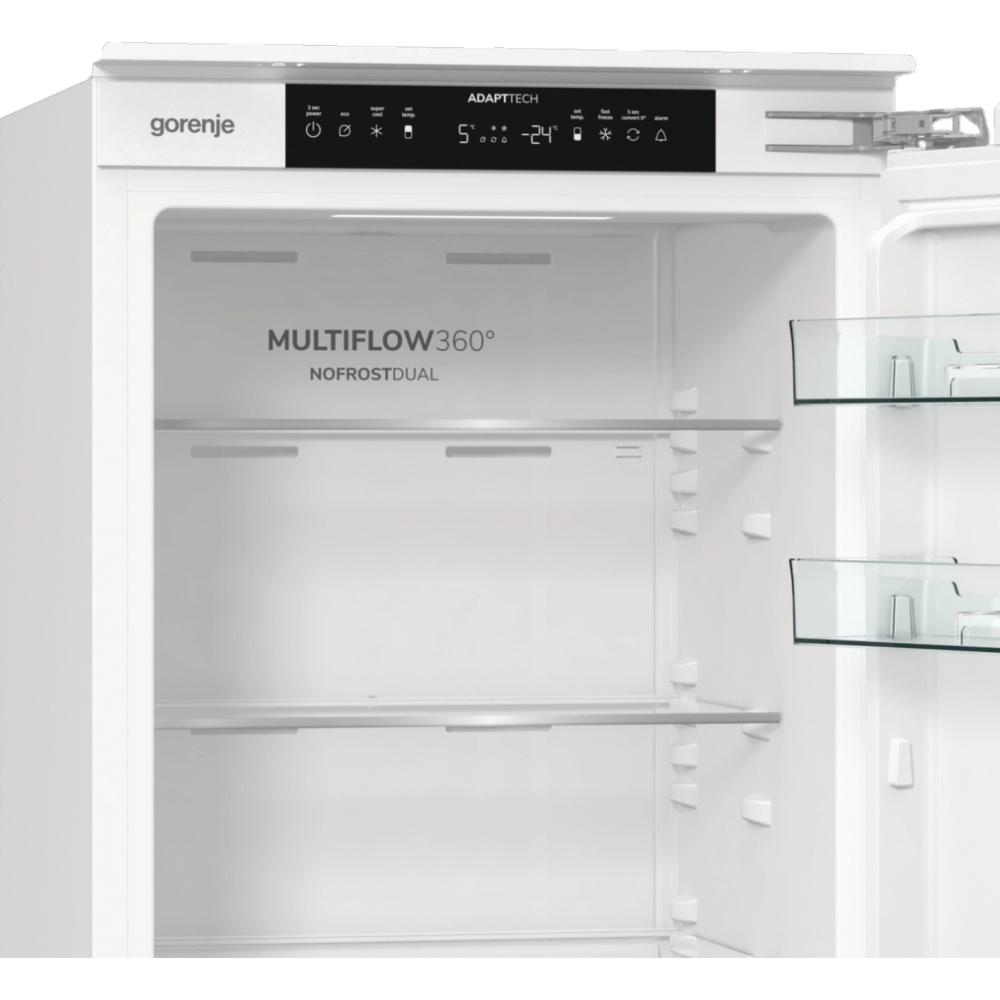 מקרר אינטגרלי מקפיא תחתון 252 ליטר Gorenje NRKI517E42 - יבואן רשמי