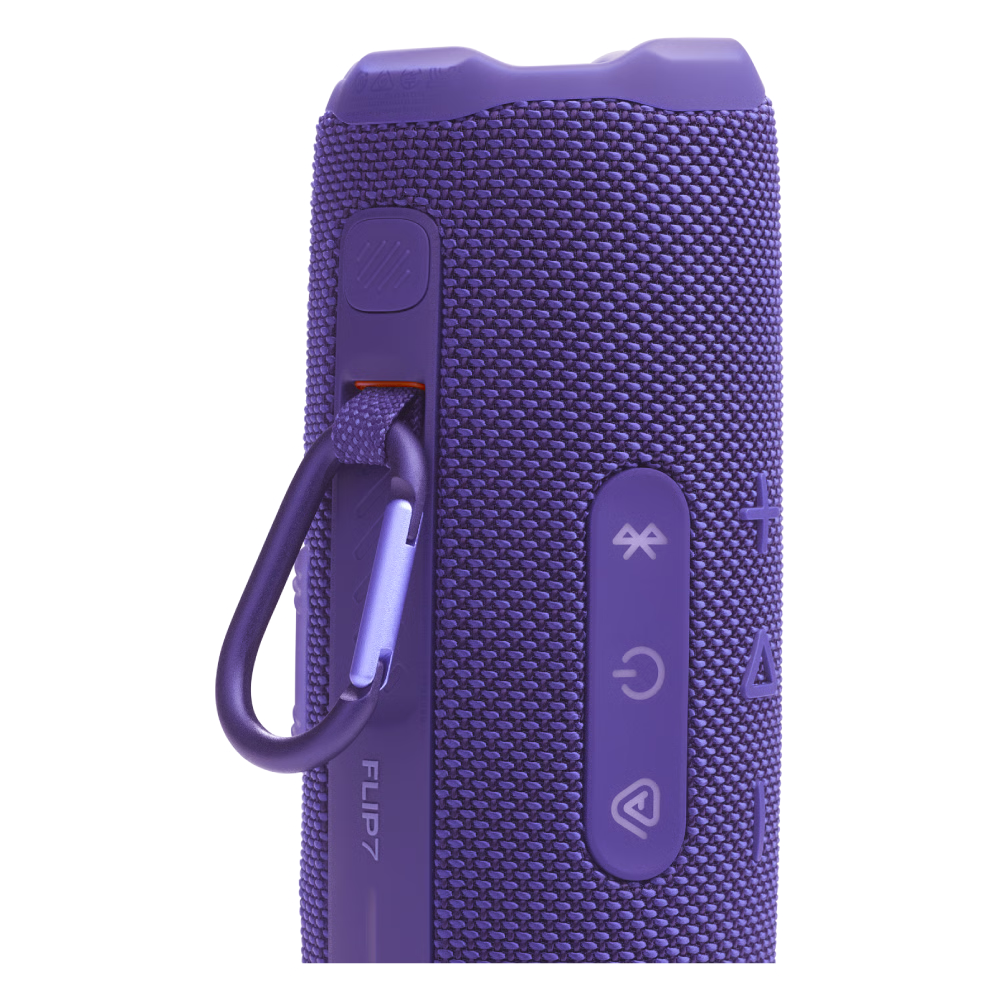 רמקול Bluetooth אלחוטי נייד JBL Flip 7 - צבע סגול שנה אחריות ע"י - יבואן הרשמי