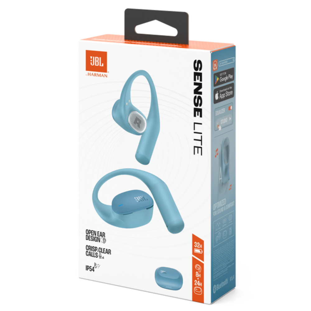 אוזניות אלחוטיות JBL SENSE LITE TWS IP54 - צבע כחול אחריות ע"י - יבואן הרשמי