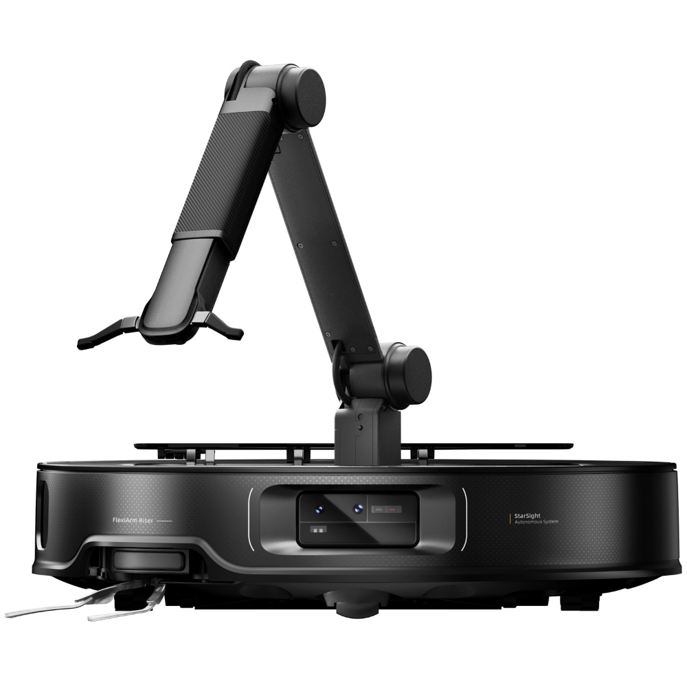 שואב אבק רובוטי עם זרוע נשלף Roborock Saros Z70 - צבע שחור אחריות ע"י - יבואן הרשמי