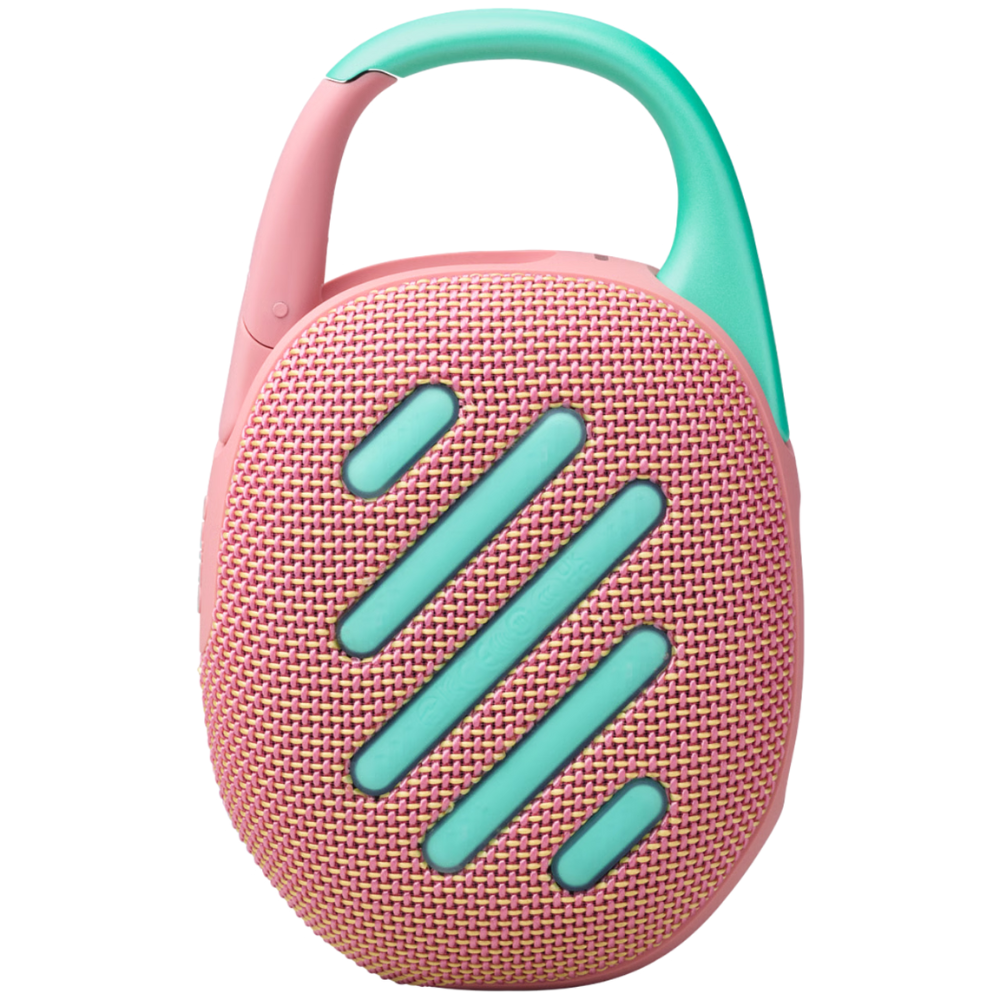 רמקול אלחוטי JBL Clip 5 IP67 7W - צבע ורוד שנה אחריות ע"י - יבואן הרשמי