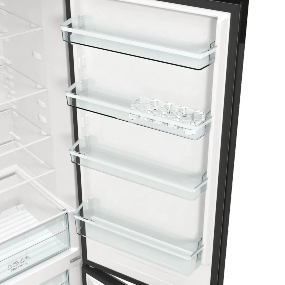 מקרר מקפיא תחתון 331 ליטר Gorenje HY-NRK6202EBXL4 - גימור נירוסטה מושחרת - יבואן רשמי