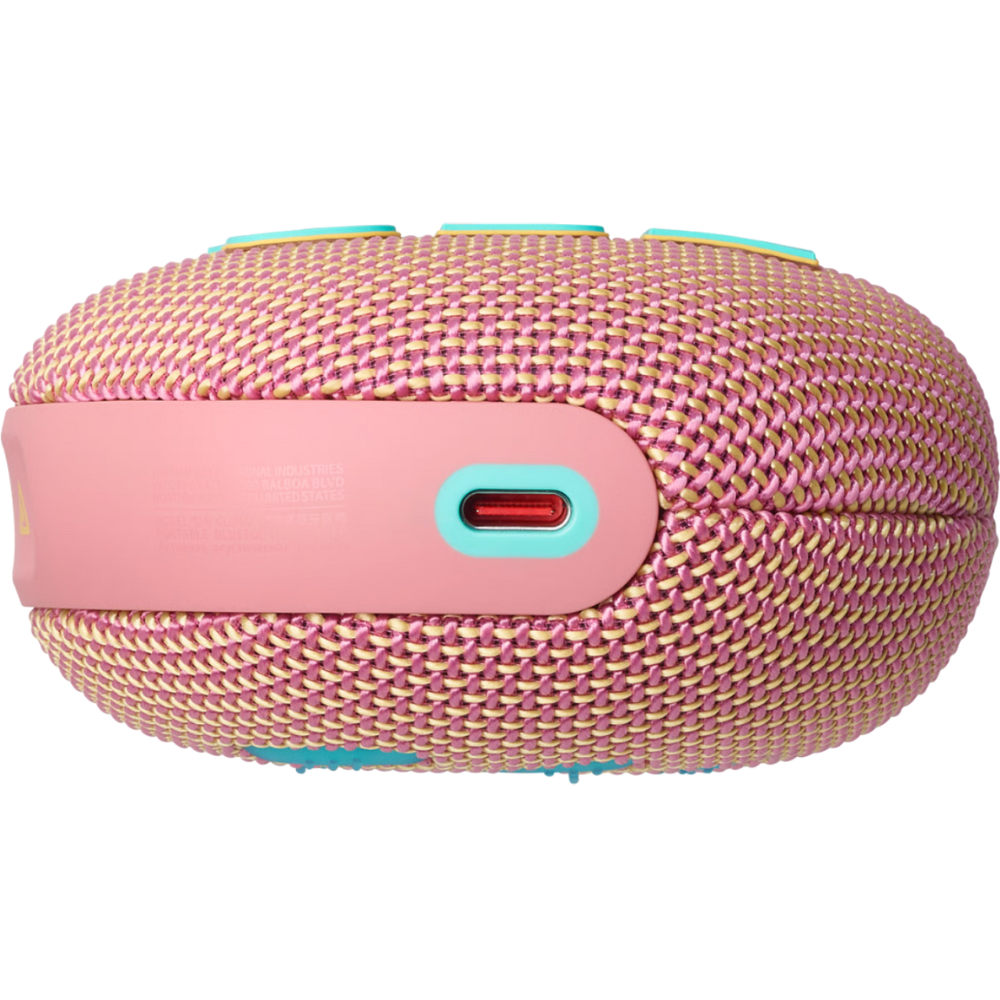 רמקול אלחוטי JBL Clip 5 IP67 7W - צבע ורוד שנה אחריות ע"י - יבואן הרשמי