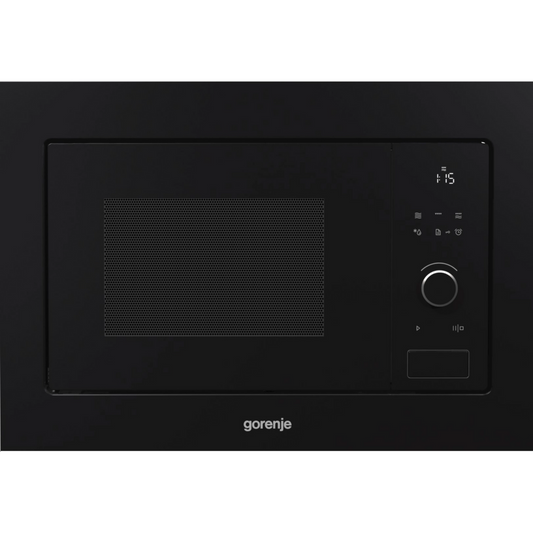 מיקרוגל בנוי משולב גריל 39 ס"מ Gorenje BM201A4XG-BG - צבע שחור - יבואן רשמי