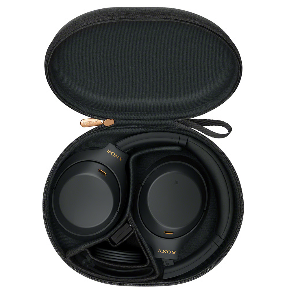 אוזניות אלחוטיות Sony WH-1000XM4 - צבע שחור אחריות ע"י ידי - יבואן הרשמי