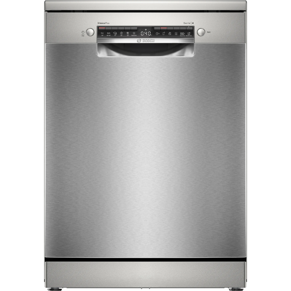 מדיח כלים רחב עומד Bosch Serie 4 SMS4ECI26E - דמוי נירוסטה תוצרת גרמניה - אחריות יבואן רשמי BSH