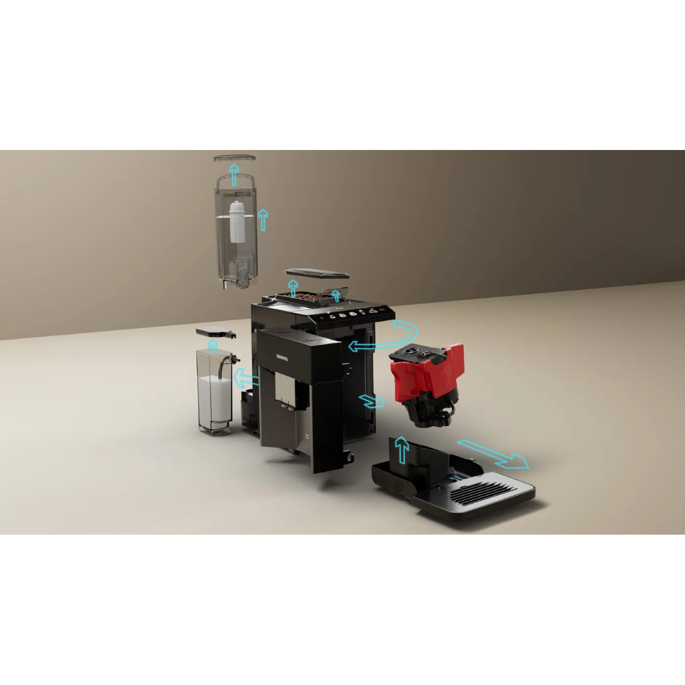 מכונת קפה אוטומטית Siemens EQ.500 Integral TQ518RX3 - צבע שחור - שנתיים אחריות יבואן רשמי